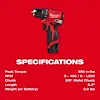 M12™ Subcompact Brushless 3/8" Drill/Driver Kit, view 19