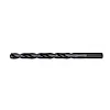 21/64" Thunderbolt black oxide drill bit with a twisted design and a cylindrical shank for drilling into various materials.