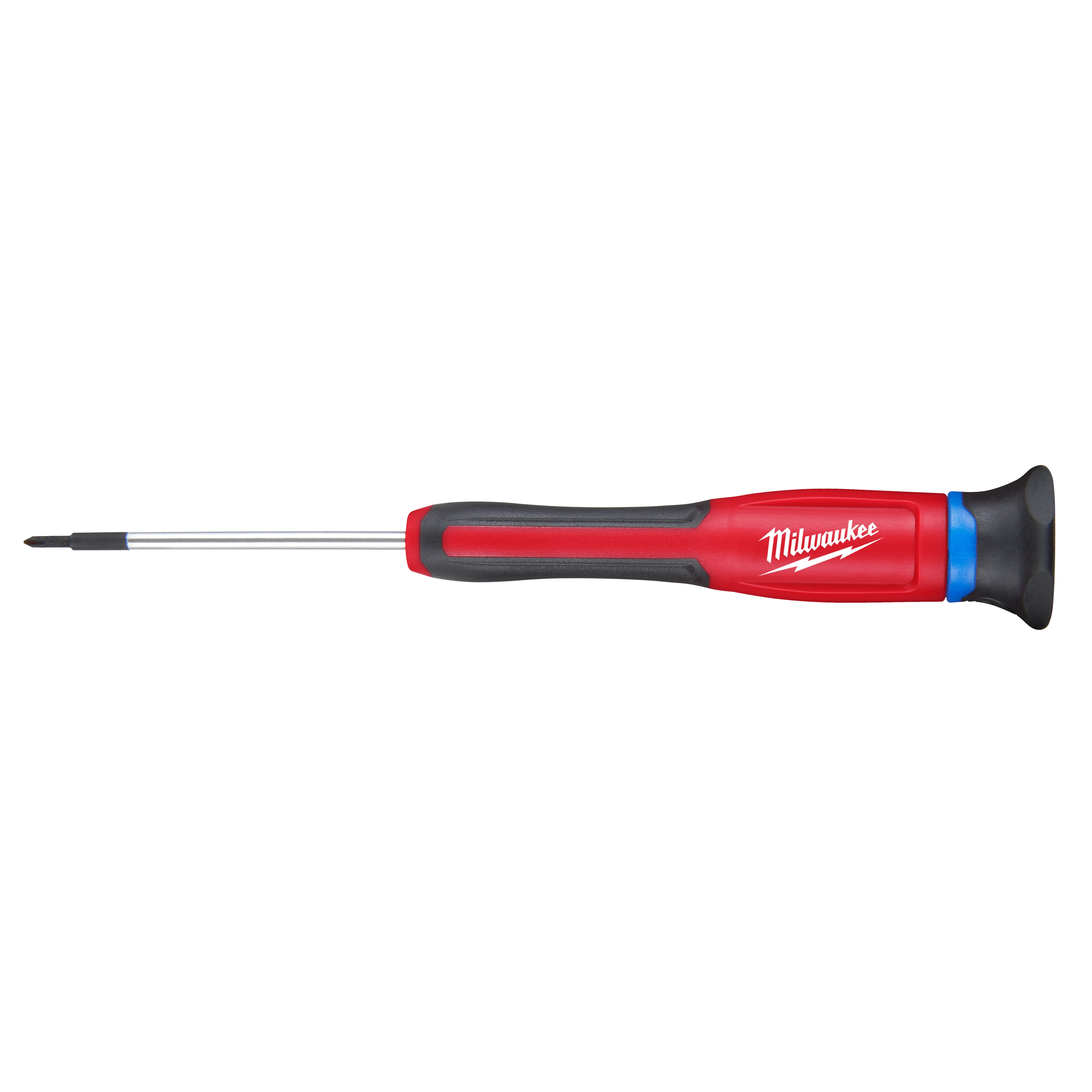 8PC Precision Screwdriver Set featuring a single red and black handle with a slim metal shaft and interchangeable bits.