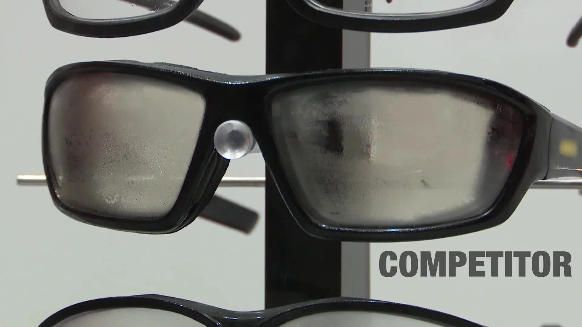 Safety Glasses Fog Demo