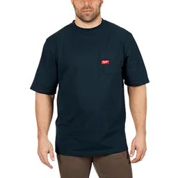 601BL, 601BLS, 601BLM, 601BLL, 601BLXL, 601BLXXL, 601BL3XL - Short Sleeve Heavy Duty Pocket T-Shirt