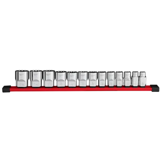 13pc 1/2” Drive 12-Point SAE Socket Set