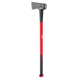 The 8lb Splitting Maul (34" Handle) features a heavy-duty steel blade and a durable, ergonomic red and black handle. Designed for efficient wood splitting, it provides maximum impact and control. Ideal for outdoor and heavy-duty use, it combines functionality with comfort for effective performance.