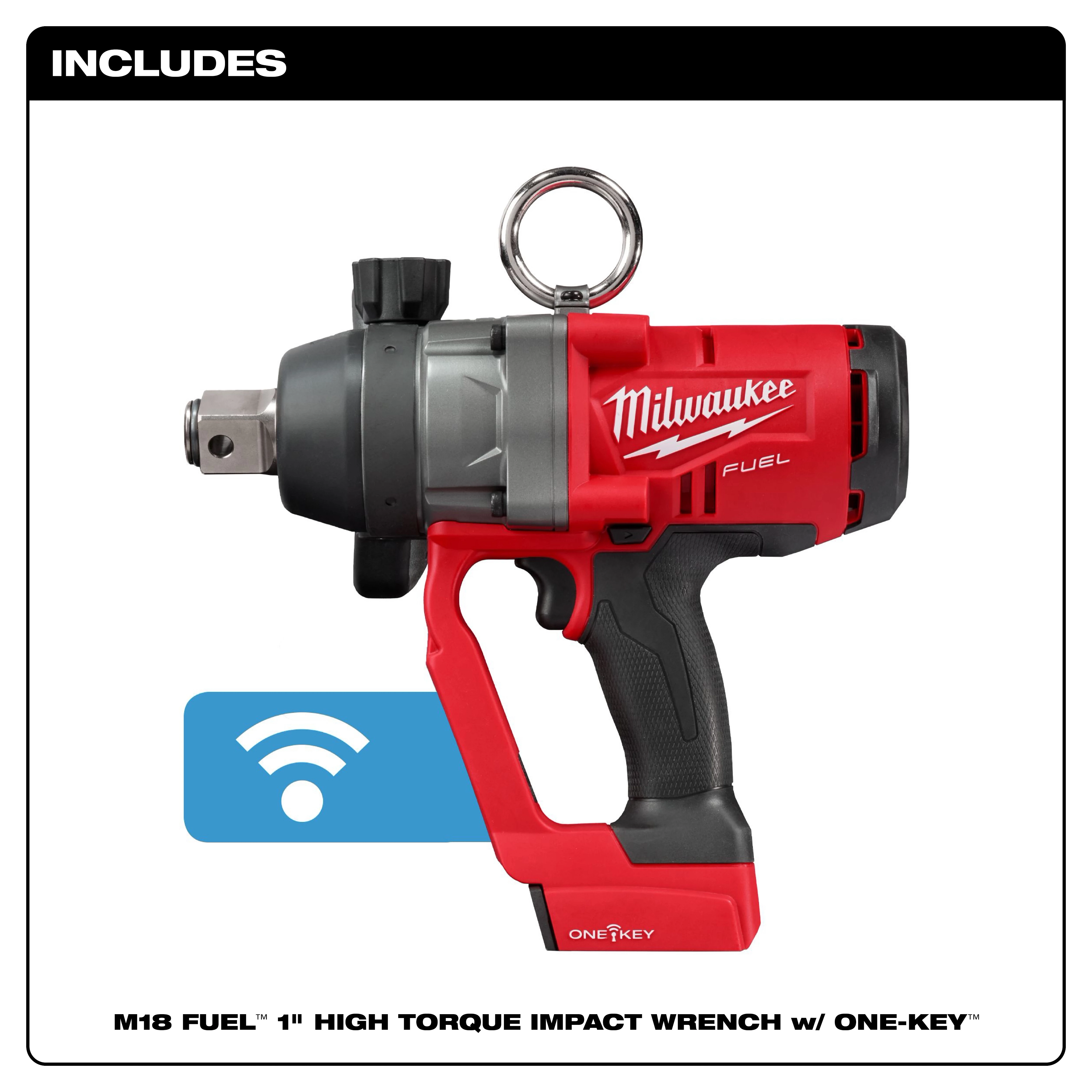 M18 FUEL™ 1" High Torque Impact Wrench w/ ONE-KEY™