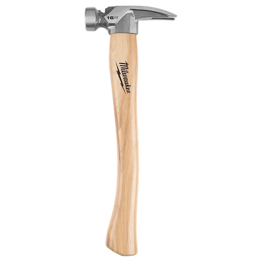 NEW 16oz Smooth Face Hickory Handle Hammer