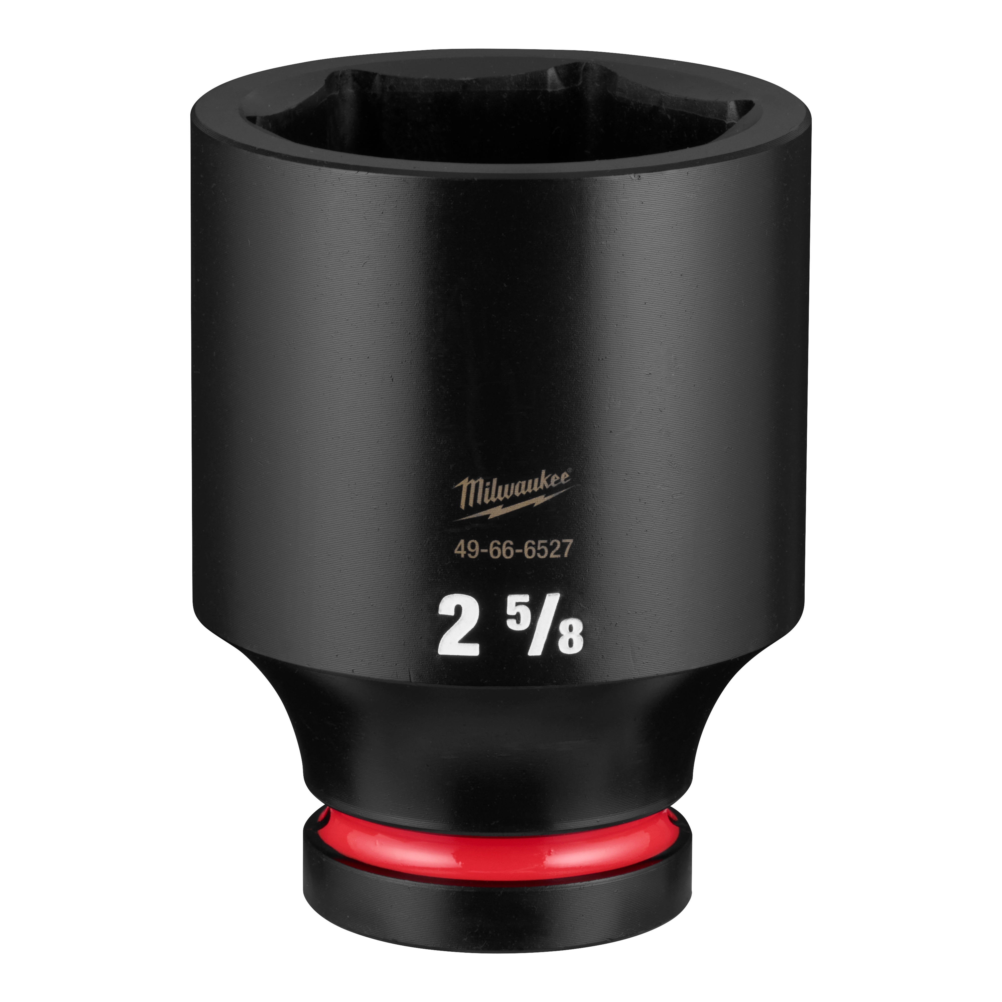 SHOCKWAVE Impact Duty 1" Drive 2-5/8" Deep 6 Point Socket standing upright on a plain background.