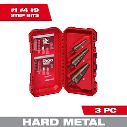 Cobalt Step Bit Kit (3PC)