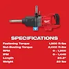 M18 FUEL™ 1" D-Handle Ext. Anvil High Torque Impact Wrench w/ ONE-KEY™, view 19