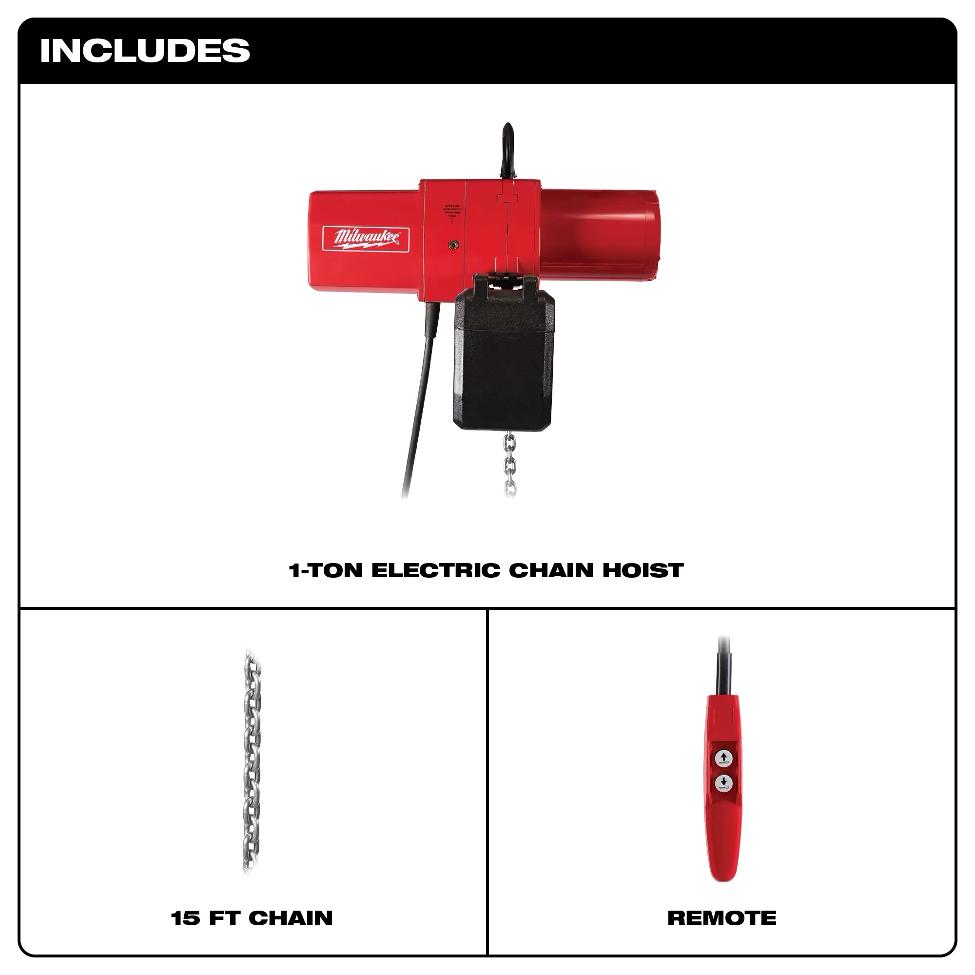 1 Ton Electric Chain Hoist - 3