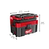 M18 FUEL™ 2.5 Gallon Wet/Dry Vacuum w/ PACKOUT™ Compatibility, view 35