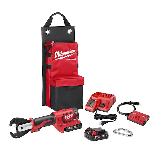 M18™ FORCE LOGIC™ 6T Utility Crimper Kit with D3 Grooves "Snub Nose"