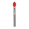 5/16" Glass and Tile Bit with a carbide tip and red plastic cap on a silver shaft.