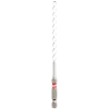 5/32" x 4" x 6" SHOCKWAVE Impact Duty Carbide Multi-Material Drill Bit, featuring a spiral design and silver body with a red band.