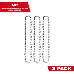 14" Top Handle Chainsaw Chain - 3 pack