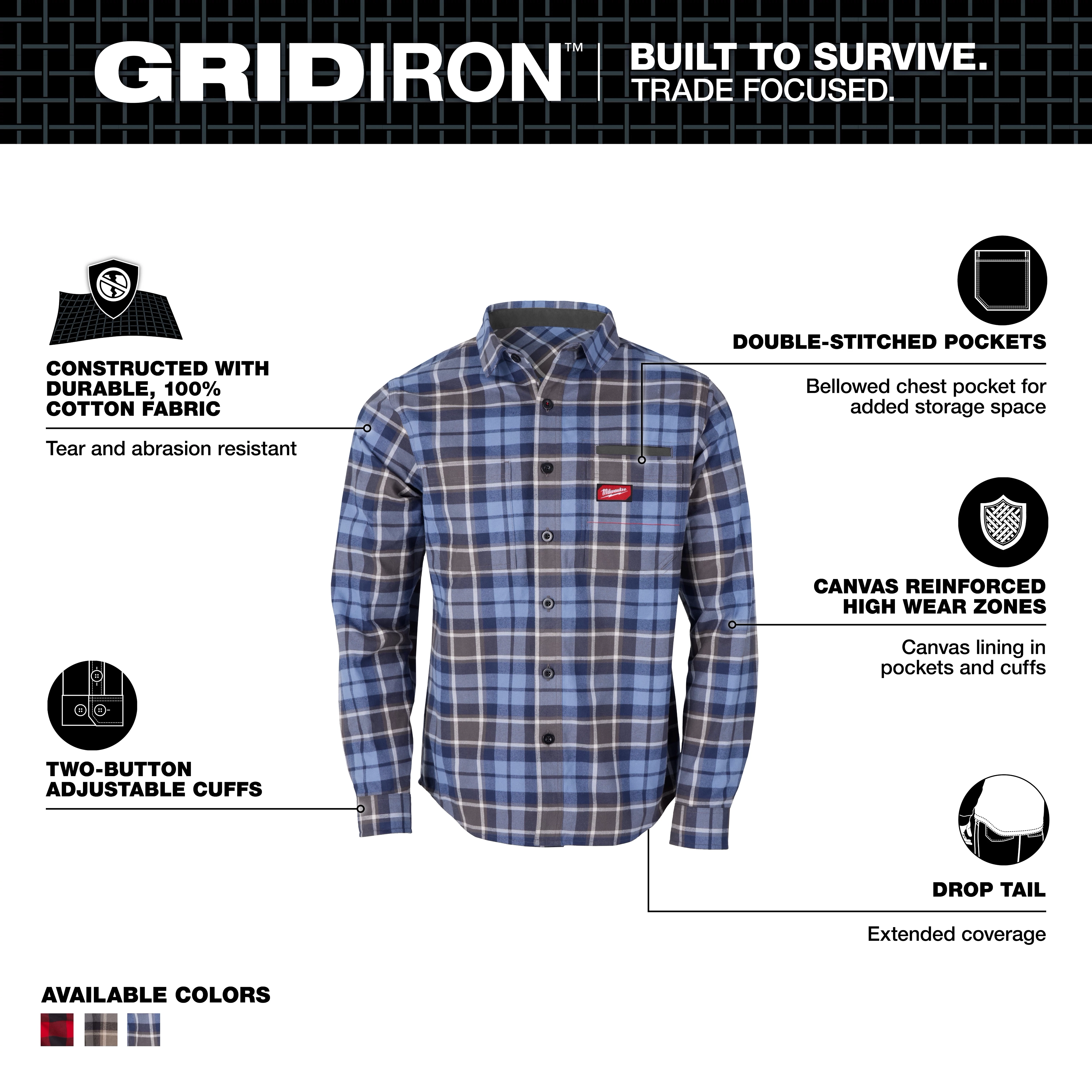GRIDIRON™ Flannel Shirt