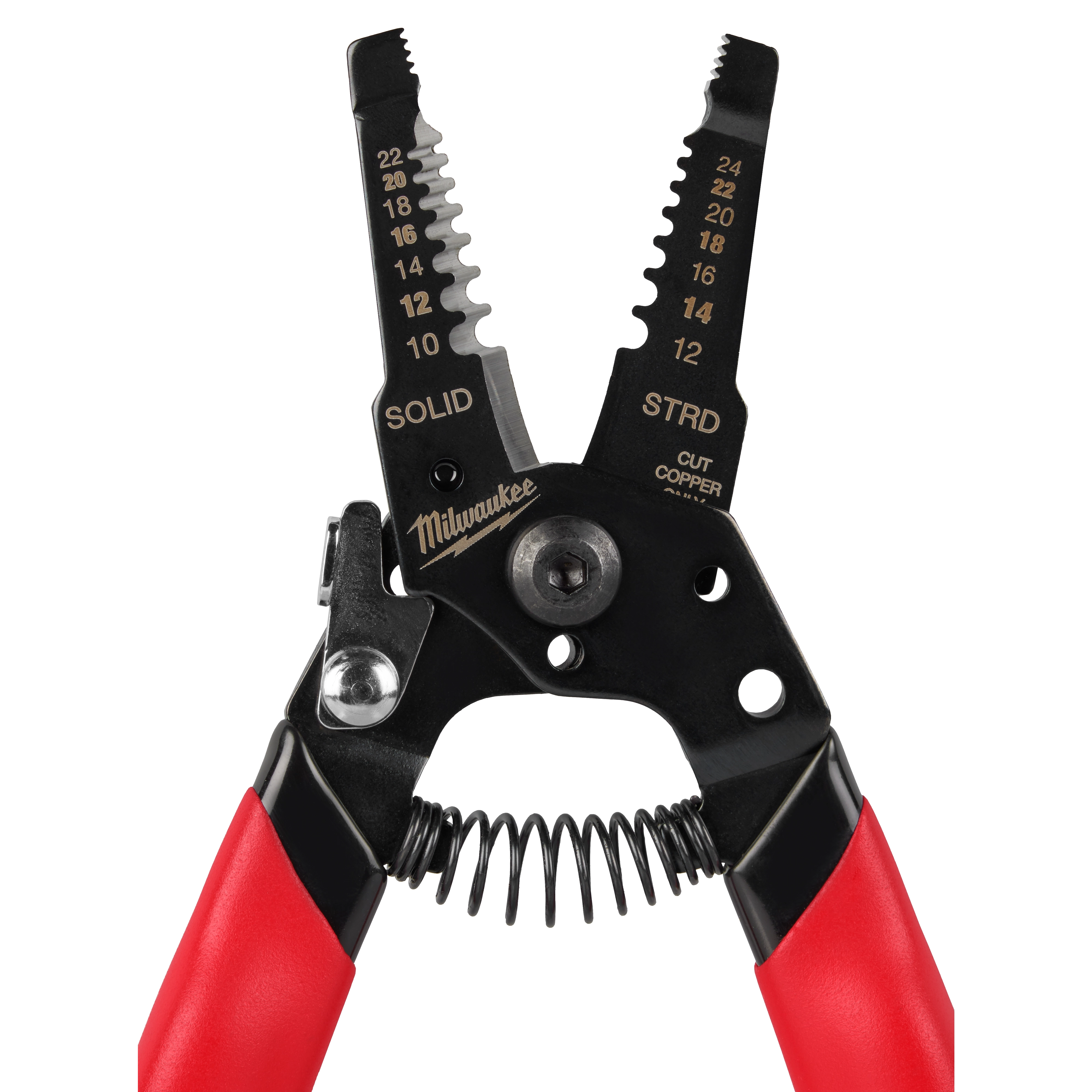 10-24 AWG Compact Dipped Grip Wire Stripper & Cutter