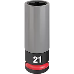 SHOCKWAVE Impact Duty™ 1/2 Drive 21MM Metric Lug Nut Wheel Socket​