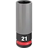 SHOCKWAVE Impact Duty™ 1/2 Drive 21MM Metric Lug Nut Wheel Socket​