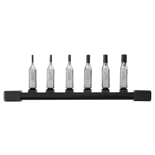 6pc 1/4" Drive Hex Bit Socket Set - Metric