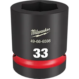 SHOCKWAVE 1 in. Drive 33 mm. Standard Impact Socket