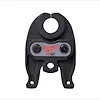 Milwaukee M12 1/2" BIP Jaw, a black and silver metal tool attachment with a circular clamp at the top and mounting holes at the bottom.