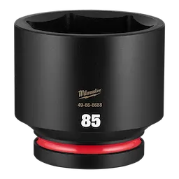 SHOCKWAVE Impact Duty 1" Drive 85mm Standard 6 Point Socket standing upright on a plain background.