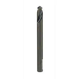Pilot Bit, a cylindrical metal drill bit with a sharp, pointed tip and a spiral groove for cutting through materials. The bit is designed for precision drilling tasks and is suitable for use with power drills. Its surface has a smooth, metallic finish.