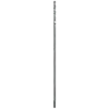 1/4" x 12" Aircraft Length Black Oxide Drill Bit features a long shank and spiral flutes designed for deep drilling. The black oxide coating enhances durability by reducing friction and heat. Suitable for drilling metal, wood, and plastic.