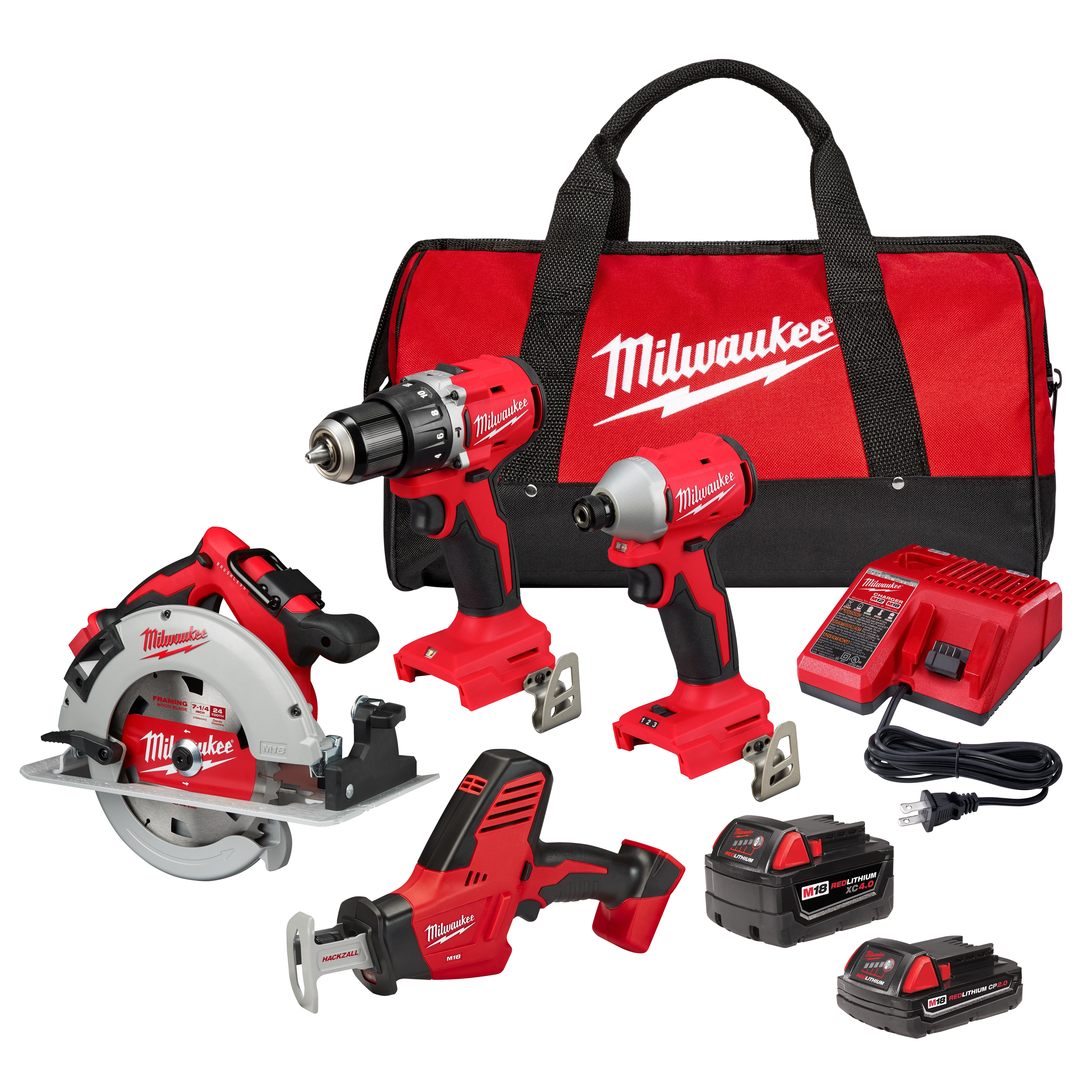 M18™ 4-Tool Combo Kit | Milwaukee Tool