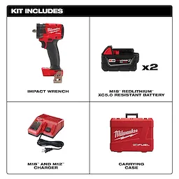 M18 FUEL™ 3/8 " Compact Impact Wrench w/ Friction Ring Kit Includes