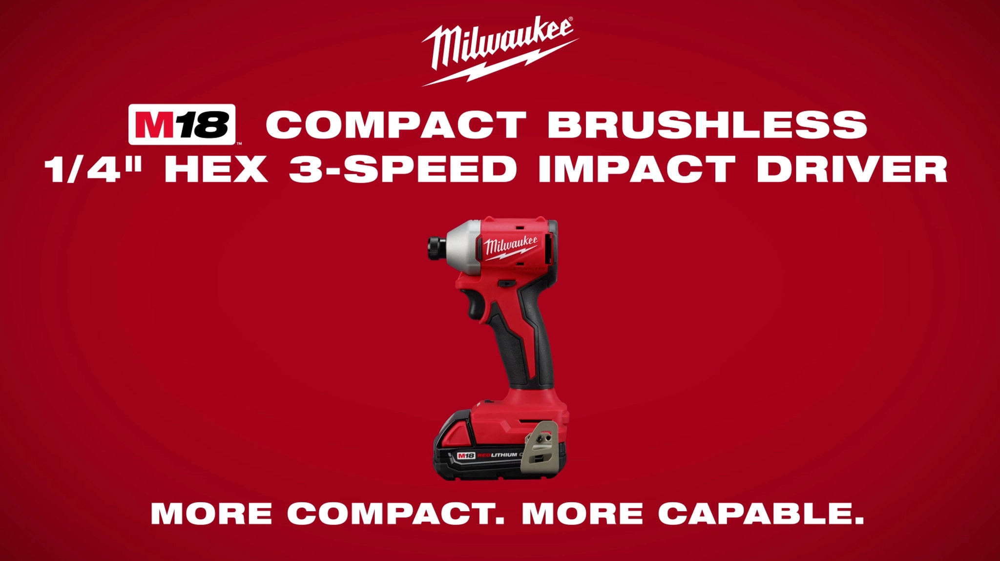 M18™ Compact Brushless 1/4" Hex 3-Speed Impact Driver