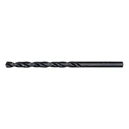 11/64" THUNDERBOLT® Black Oxide Drill Bit with a spiral flute design and a black oxide coating for increased durability and reduced friction. Suitable for various drilling applications in metal, wood, and plastic.