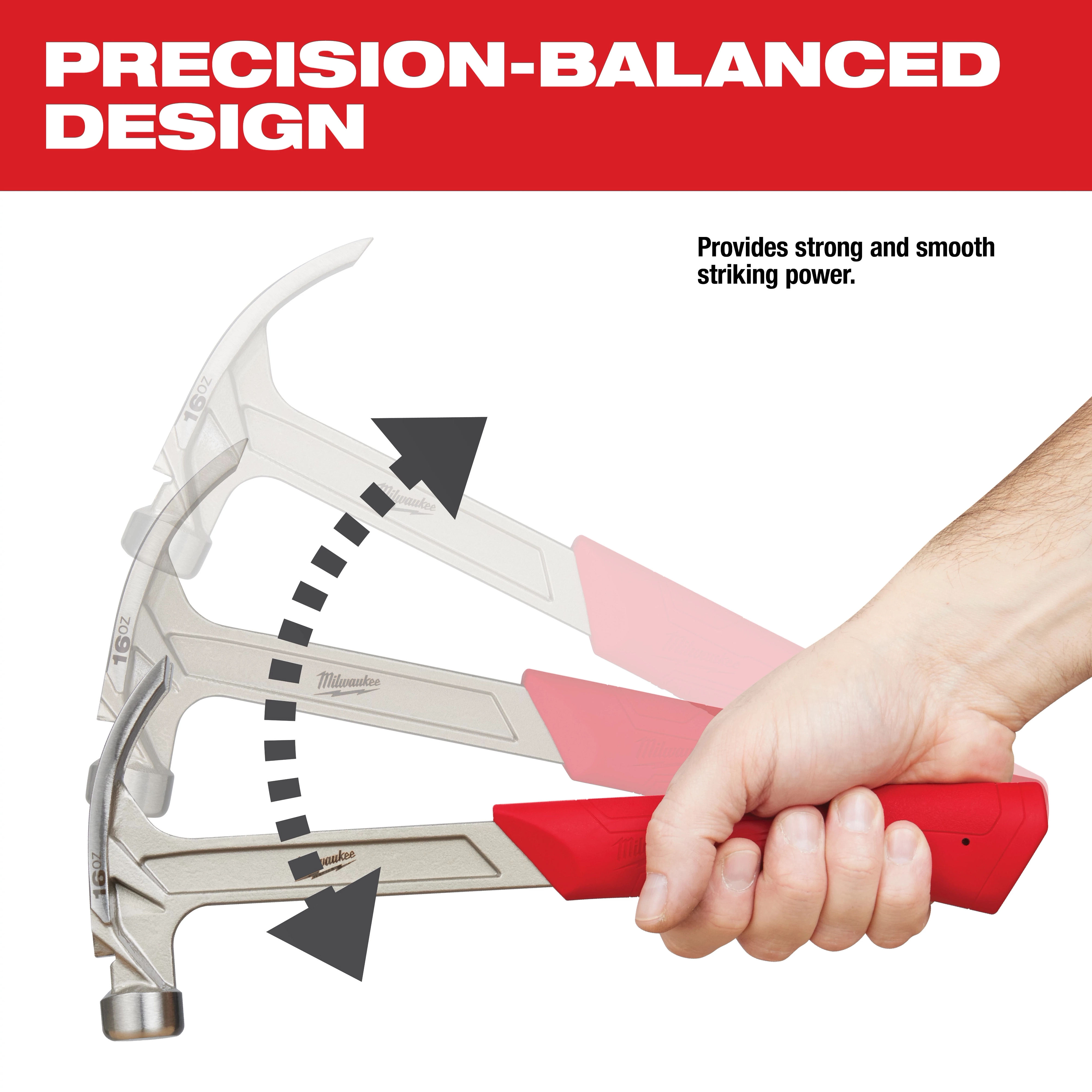 16OZ SMOOTH FACE FINISH HAMMER Precision Balance Design