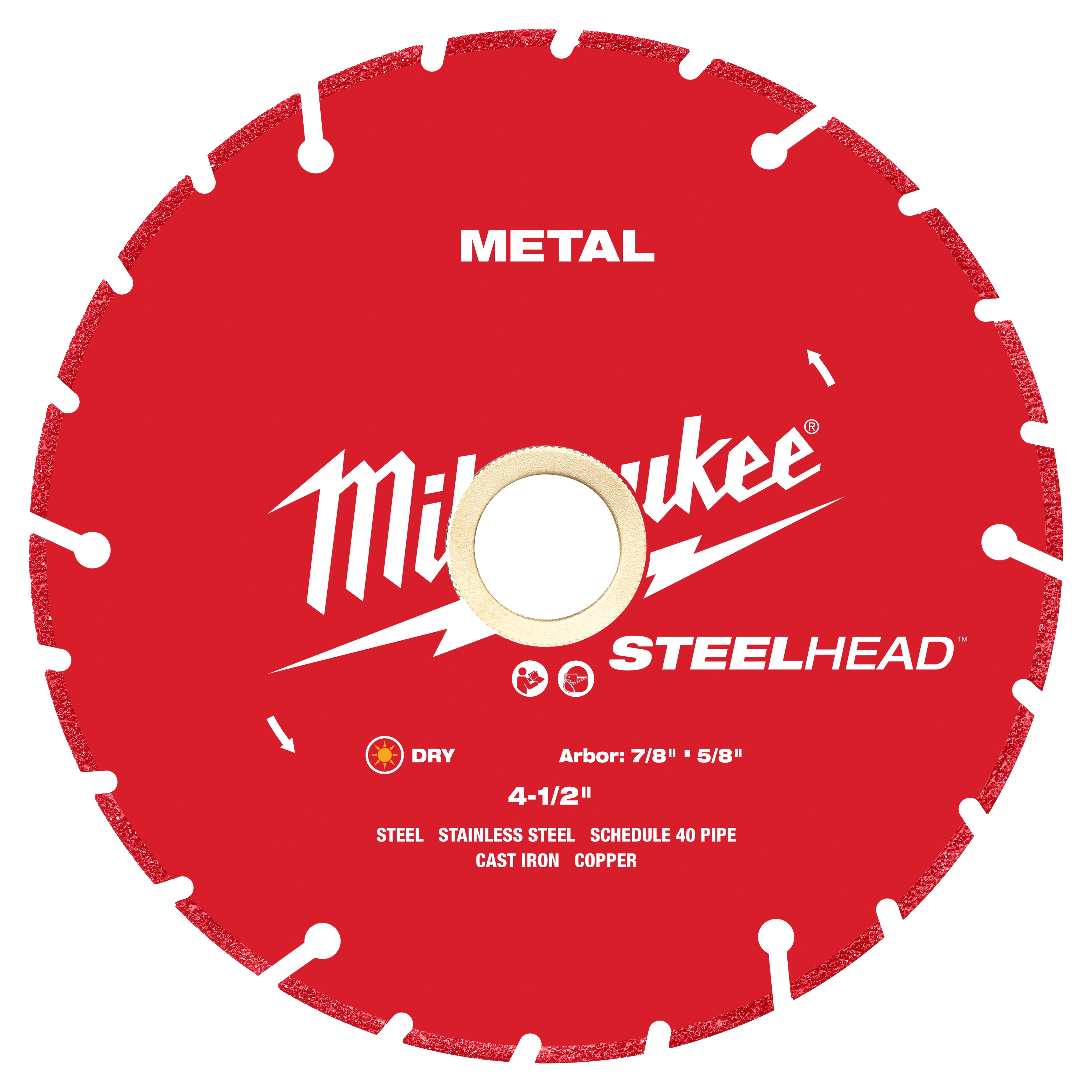 4-1/2” STEELHEAD™ Metal Cutting Diamond Blade