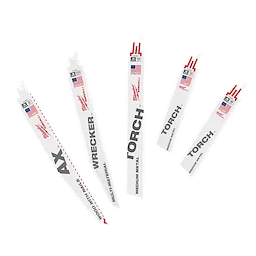 5PC Demolition SAWZALL® Blade Set