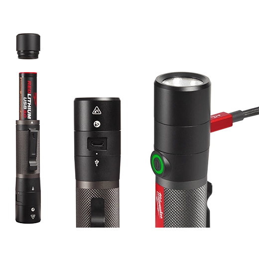 2160-21 - USB Rechargeable 800L Compact Flashlight