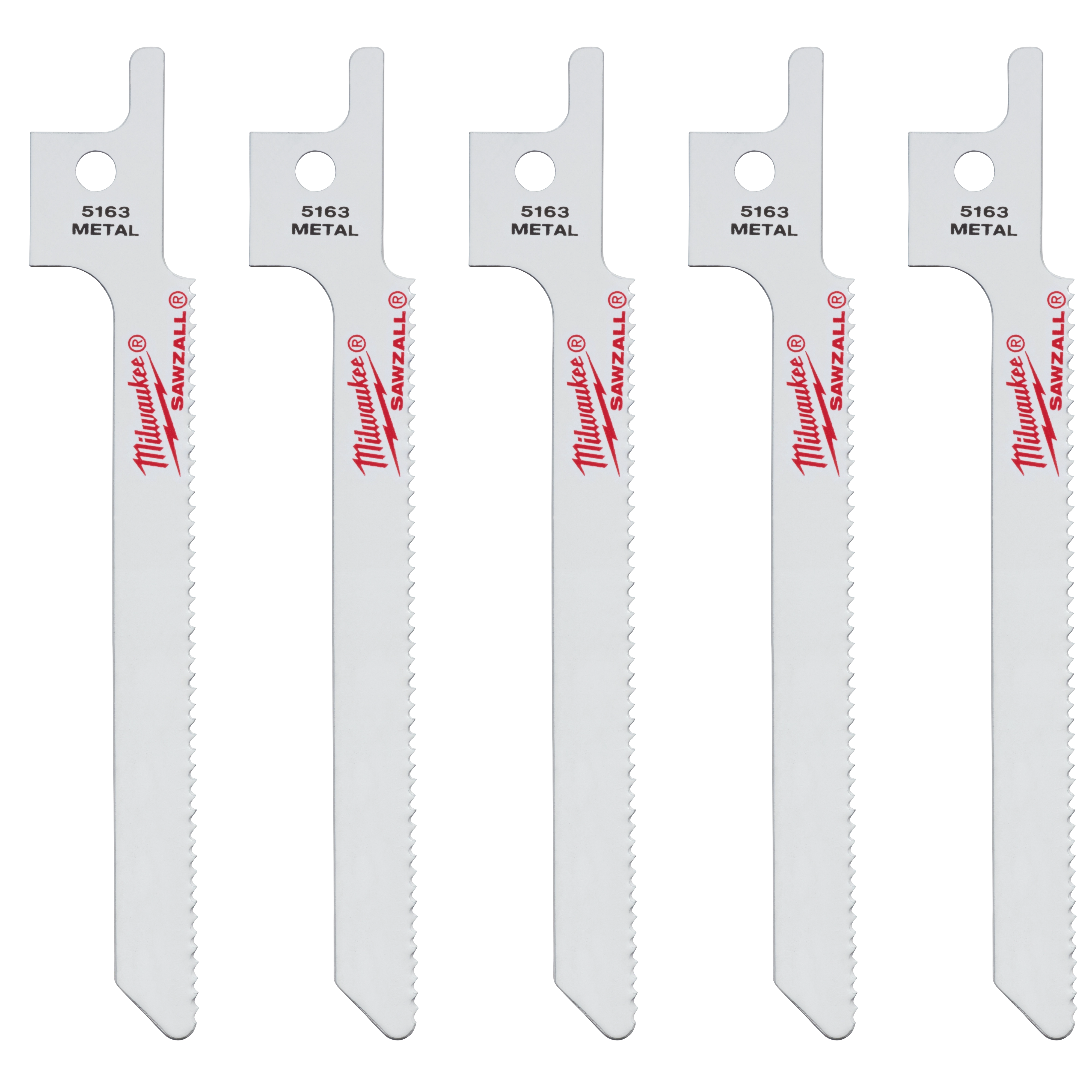 3-5/8" 18 TPI SAWZALL® Blade for Metal Scroll (5 PK)