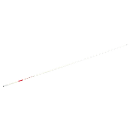 The 5 Foot Low Flex Fish Stick is a long, slender tool used for cable installation. It is cream-colored with a red stripe and tapered ends.