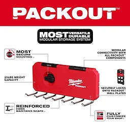 PACKOUT™ 7-Hook Rack