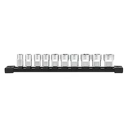 10pc 3/8" Drive Metric Socket Set with FOUR FLAT(TM) Sides