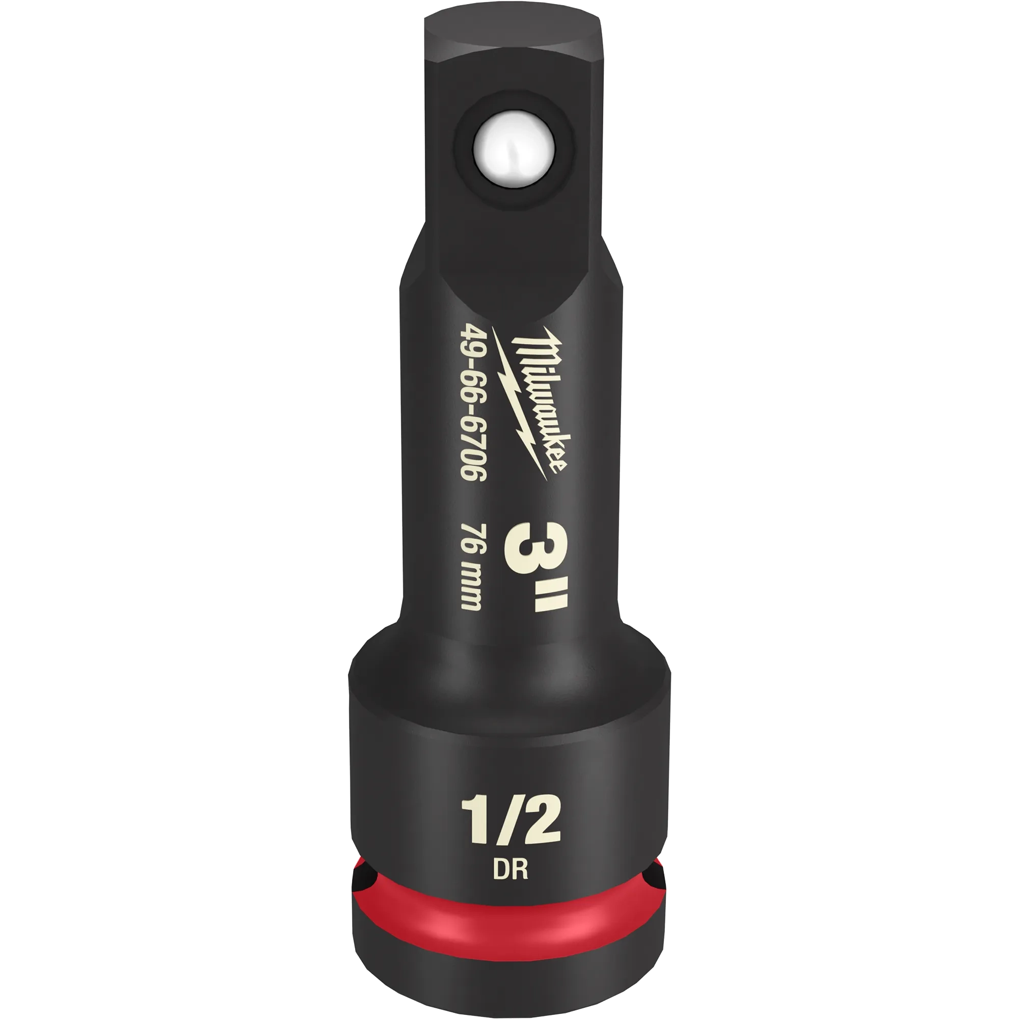 Milwaukee SHOCKWAVE Impact Duty 1/2" Drive Extension Set – 3-Piece (49-66-6715) Brand New