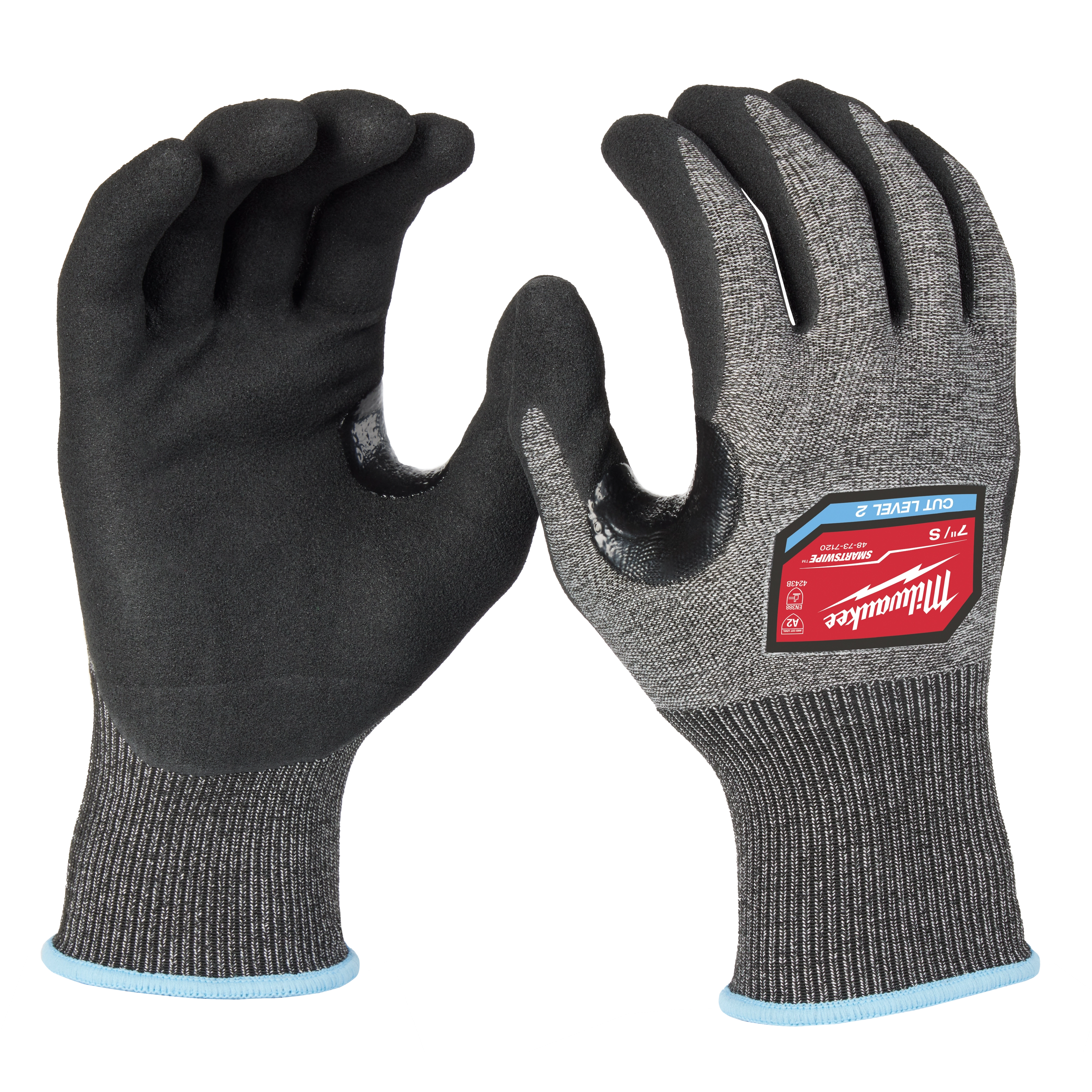 Cut Level 2 High-Dexterity Nitrile Dipped Gloves (XXL) | Milwaukee