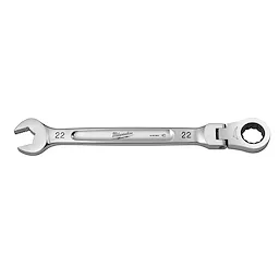 Flex Head Ratcheting Combination Wrench, 22mm