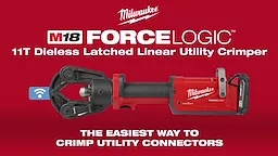 M18™ Force Logic™ 11 Ton Dieless Latched Linear Utility Crimper
