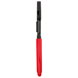 8" Slip Joint Pliers with black metal jaws and a red rubber-coated handle. The pliers have a movable joint that allows for adjustable jaw openings.