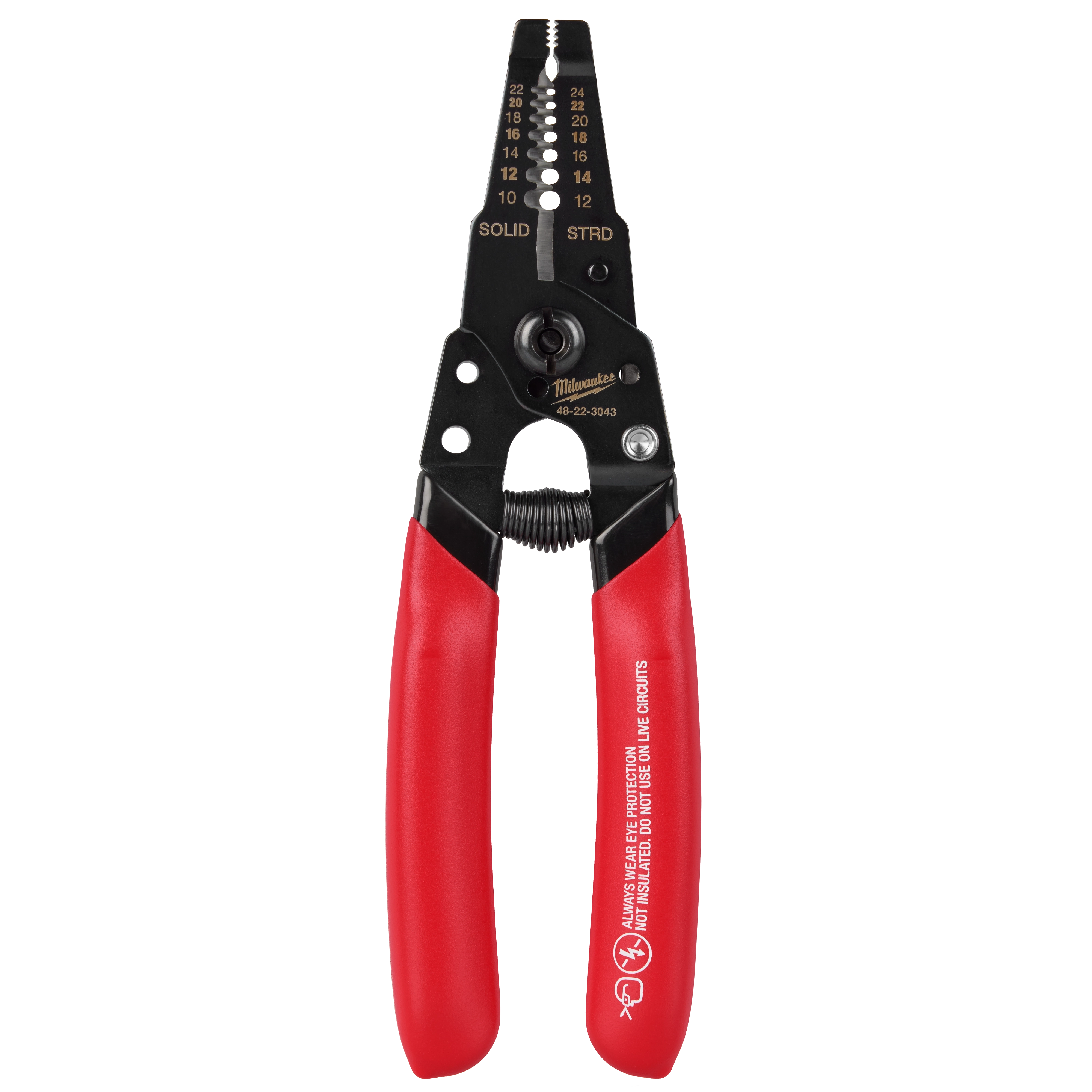 10-24 AWG Compact Dipped Grip Wire Stripper & Cutter