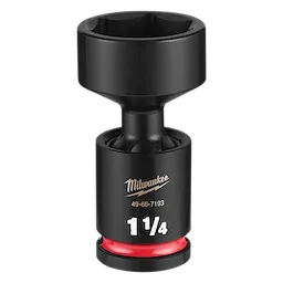 SHOCKWAVE Impact Duty 1/2" Drive 1-1/4" Standard Swivel Socket standing upright on a plain background.