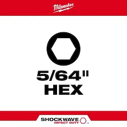 5/64" HEX SHOCKWAVE Bit Type Asset