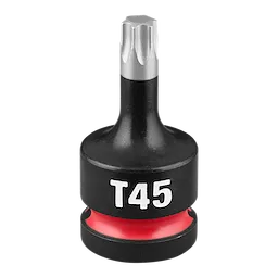 SHOCKWAVE Impact Duty 1/2" Drive 2" Torx T45 Bit Socket standing upright on a plain background.