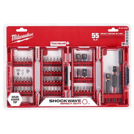 I’mPINCH SHOCKWAVE 55PC Impact Driver Bit Set | Milwaukee Tool